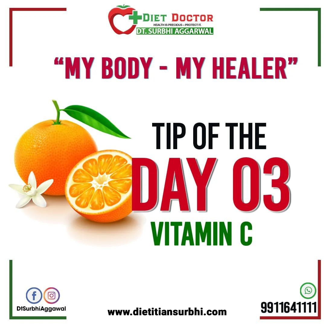My Body my health tip of the day 03 Vitamin C
