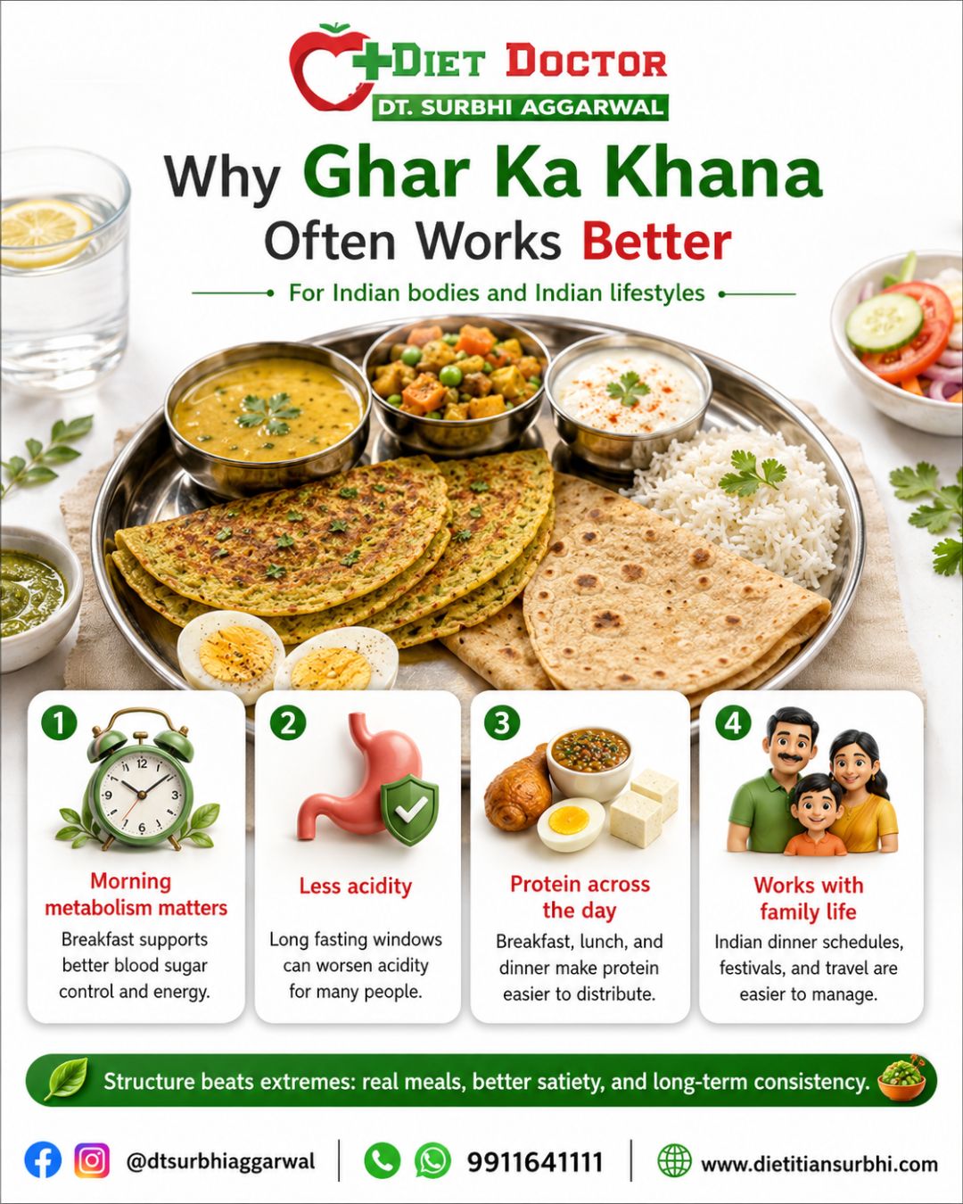 Why ghar ka khana often work better