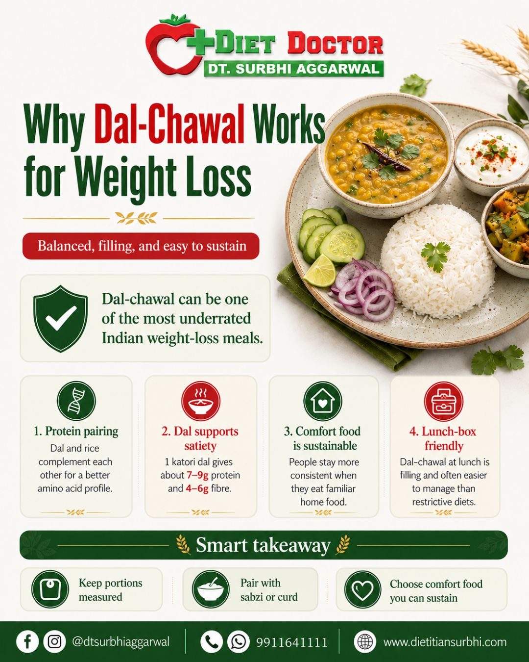 why dal chawal works for weight loss
